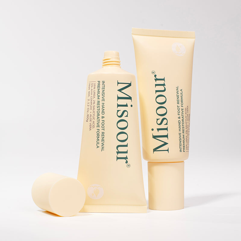 Misoour Intensive Hand & Foot Renewal Cream, Contains Urea, Salicylic Acid, AHA, Aloe Vera, Remove Dead Skin and Moisturize Dry Rough Skin, For All Skin Types