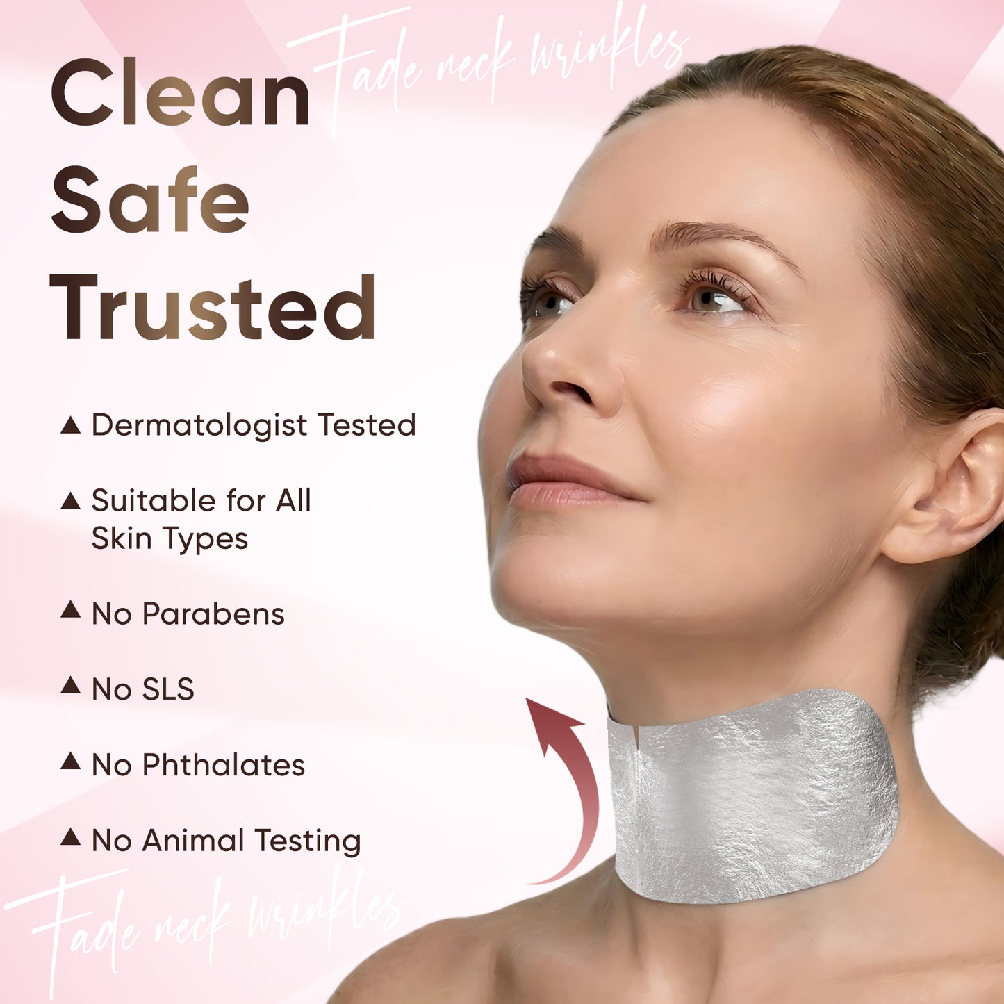 Misoour Neck Mask Set:Collagen Peptide Anti-Wrinkle Neck Mask + Astaxanthin Firming & Smoothing Serum|Reduce neck wrinkles, Moisturize and brighten,Firm and lift