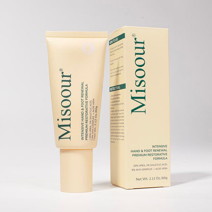 Misoour Intensive Hand & Foot Renewal Cream, Contains Urea, Salicylic Acid, AHA, Aloe Vera, Remove Dead Skin and Moisturize Dry Rough Skin, For All Skin Types